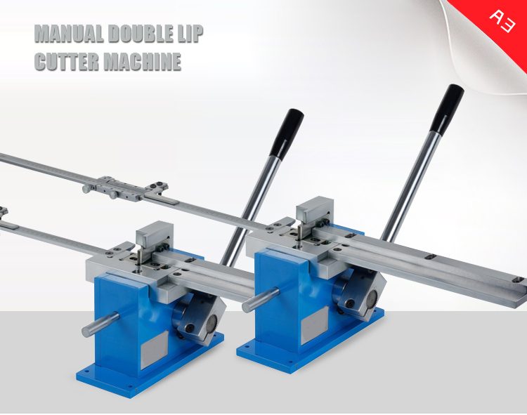 La double machine manuelle de coupeur de l&egrave;vre de r&egrave;gle de pr&eacute;cision pour meurent la lame