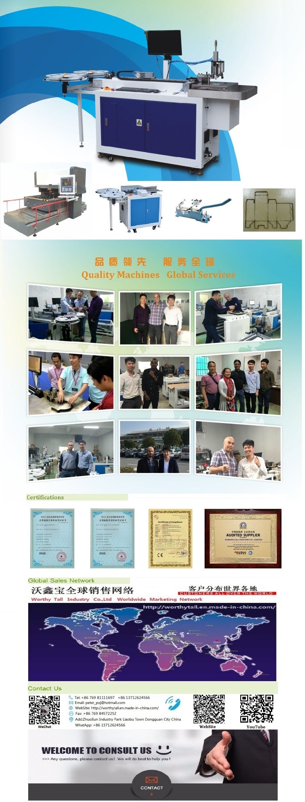 Impression de bo&icirc;tes en carton d&eacute;coupage avec matrice faisant la machine automatique de cintreuse