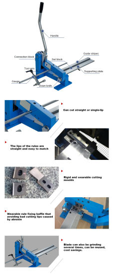 Machine de découpe manuelle de règles en acier à plaque pour fabricants de matrices