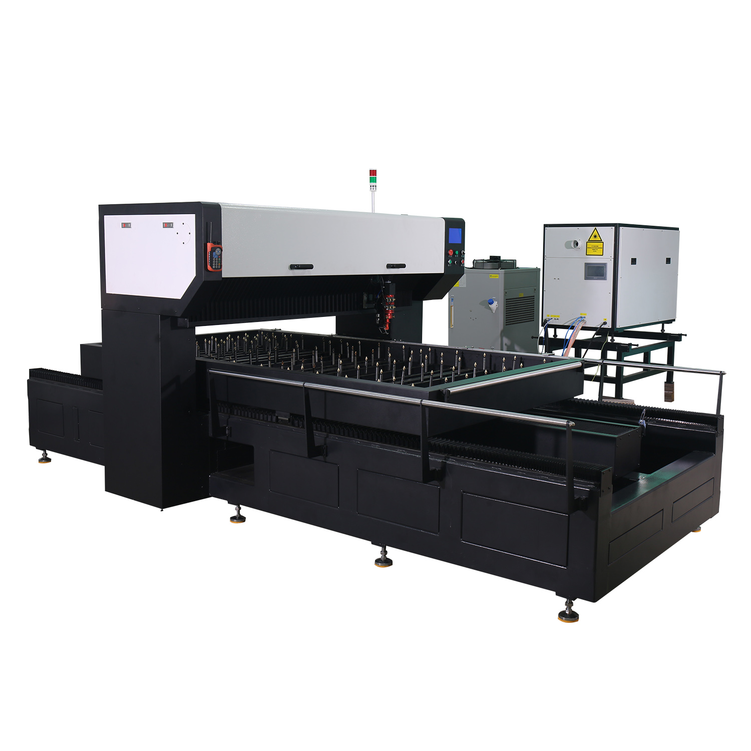 Machine de découpe laser CNC à plat et à rotation