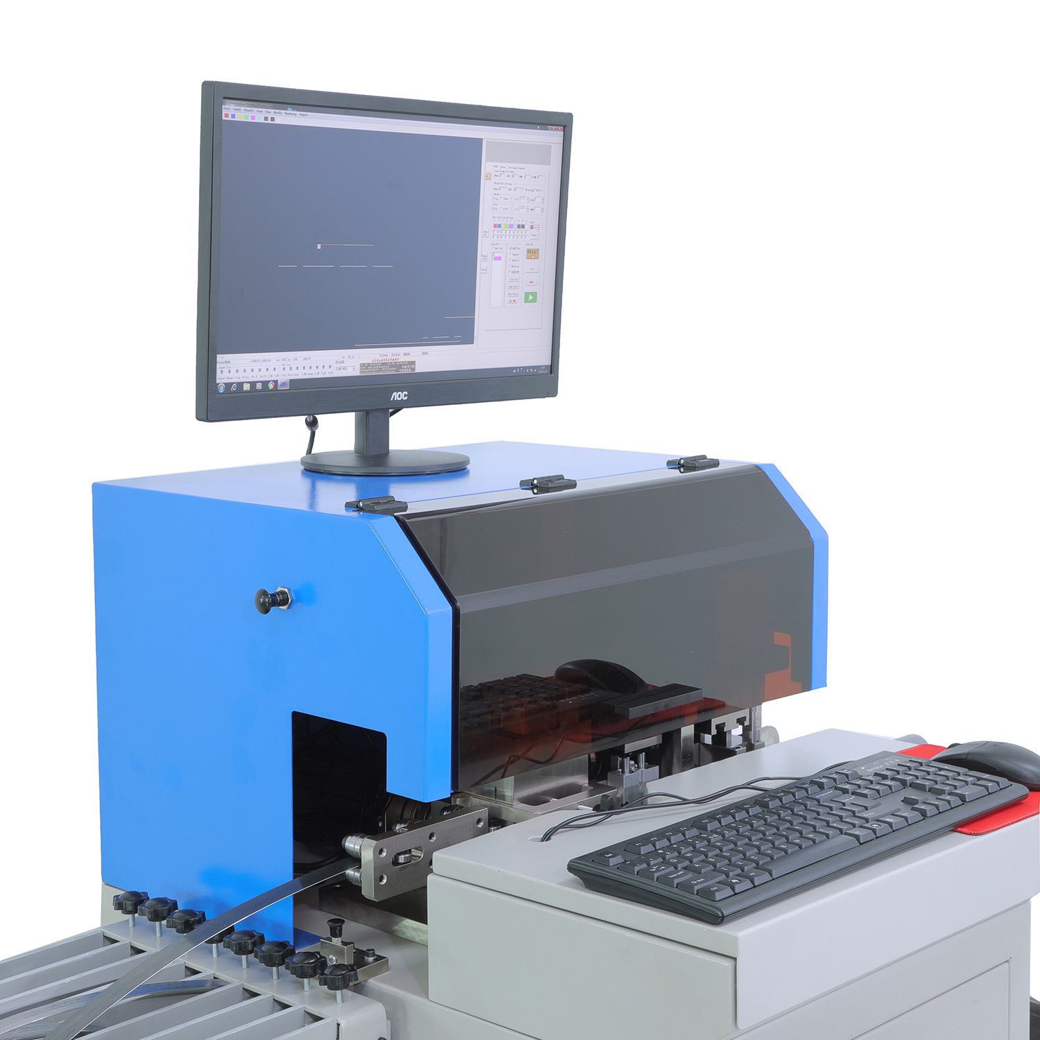 Ligne se plissante automatique de règle se plissant la découpeuse pour le découpage