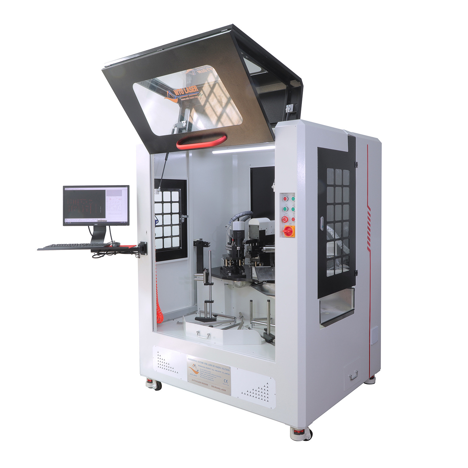 Cintreuse rotative de règle en acier de commande numérique par ordinateur de WT-RB pour la fabrication de planches à matrice